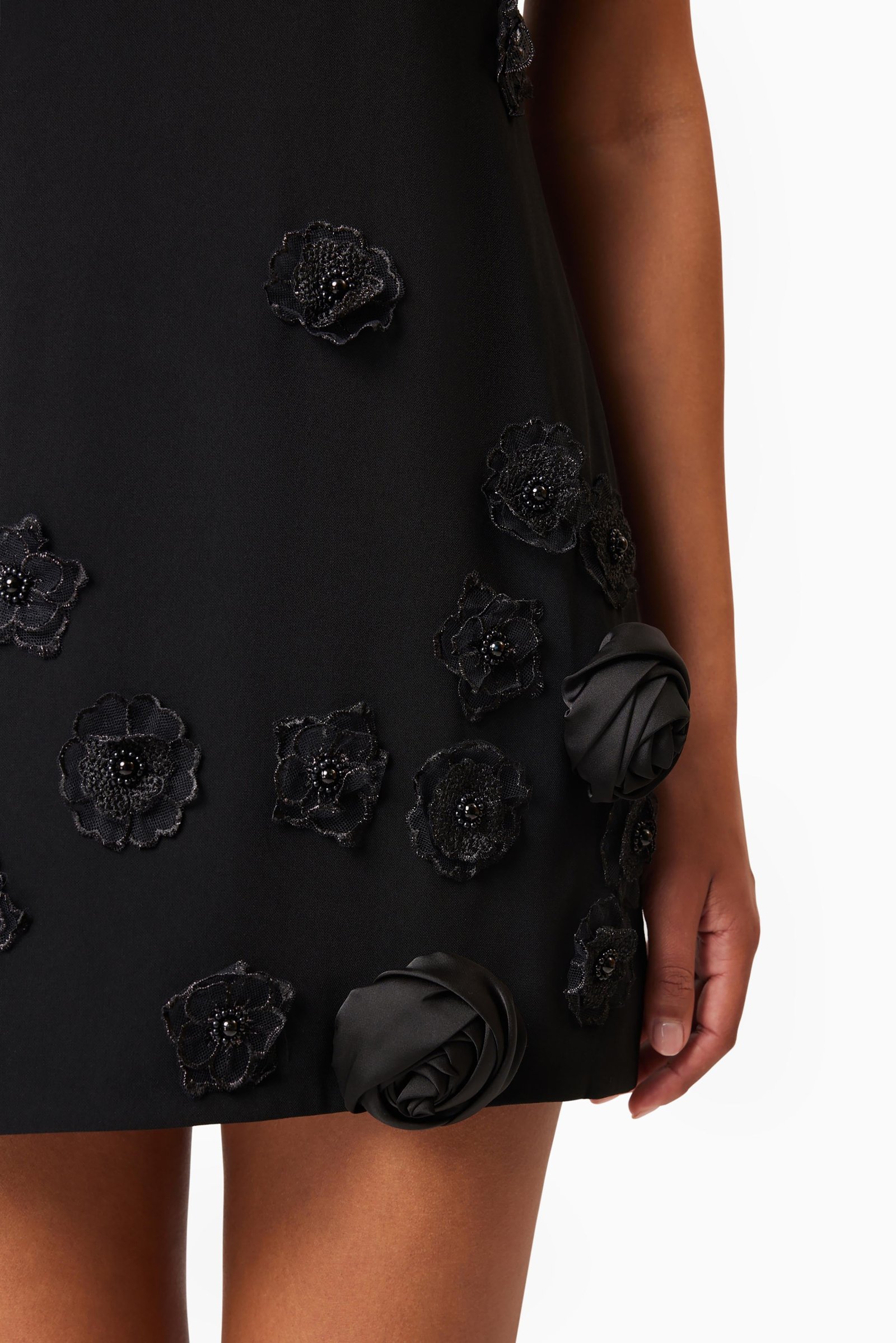 ELLIATT LILYDALE SHIFT MINI DRESS - BLACK photo 6