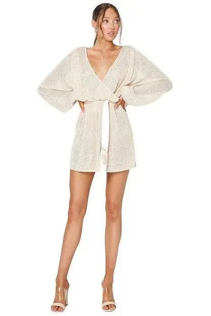 Winona Broadway Short Sequin Dress Pearl Size XS / AU 6 photo 5