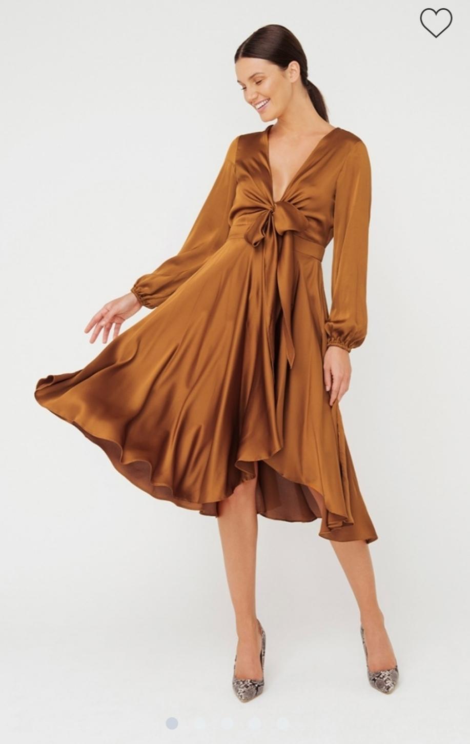 Sheike dress Gold size 6 photo 2
