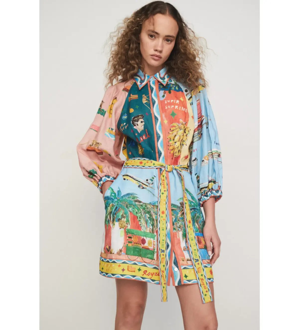 Alemais  All Aboard Mini Dress  Size 12 photo 2