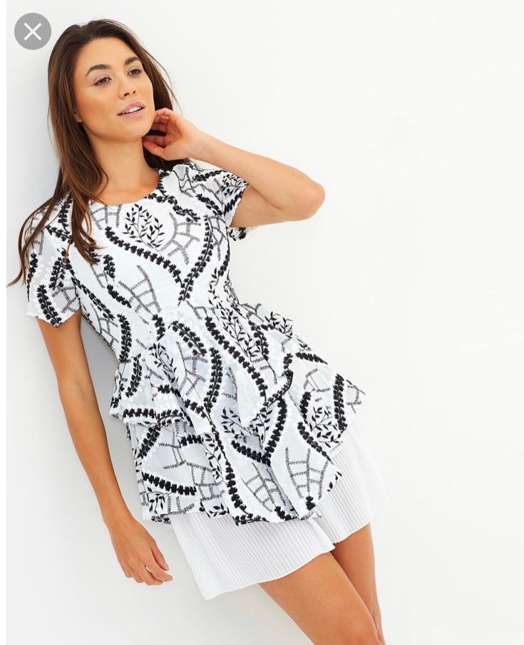 Mossman Climbing vine mini dress size 12 photo 2