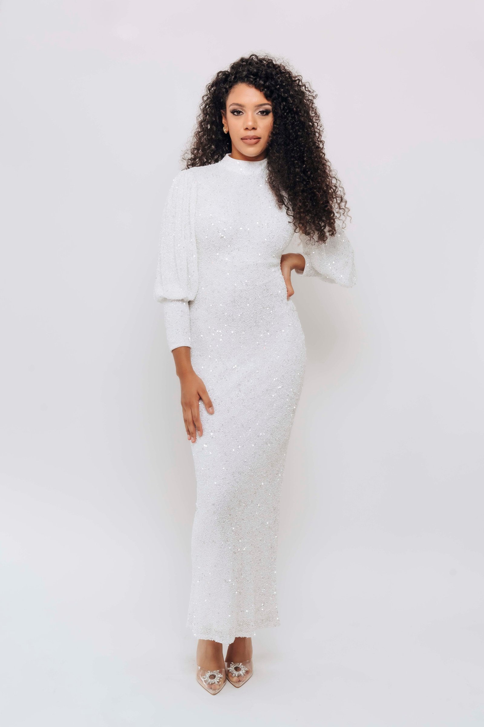 BELLISSA BELLE SLEEVE BY MY SECRET WARDROBE WHITE photo 6