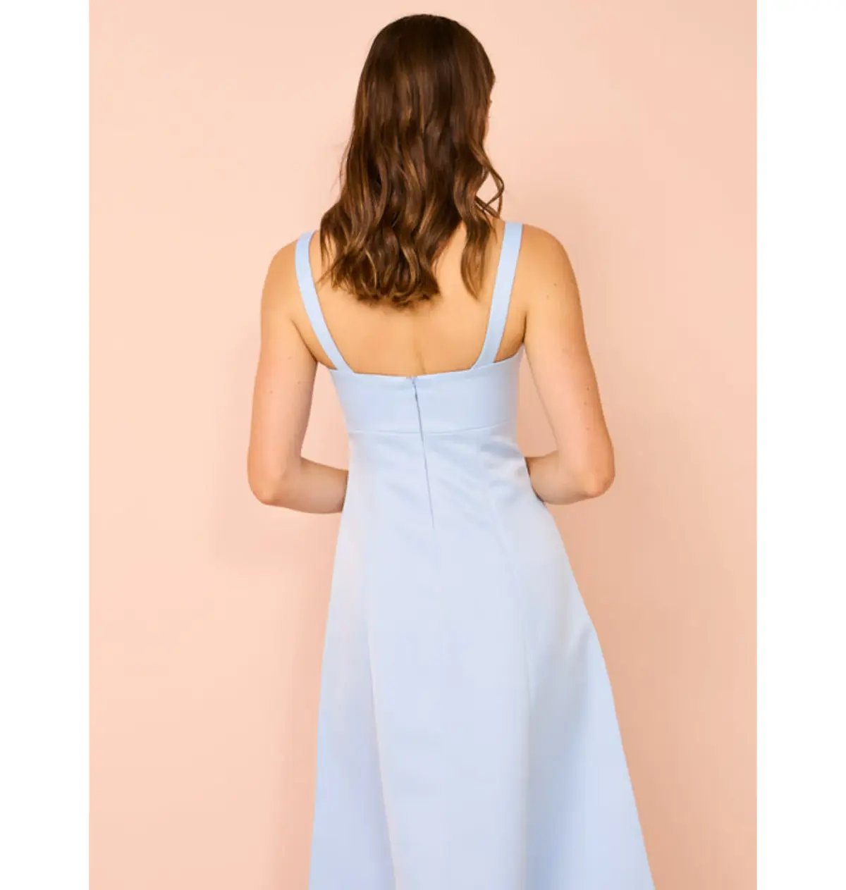Leo Lin Odette Midi Dress In Sky Blue Size AU 12 photo 4