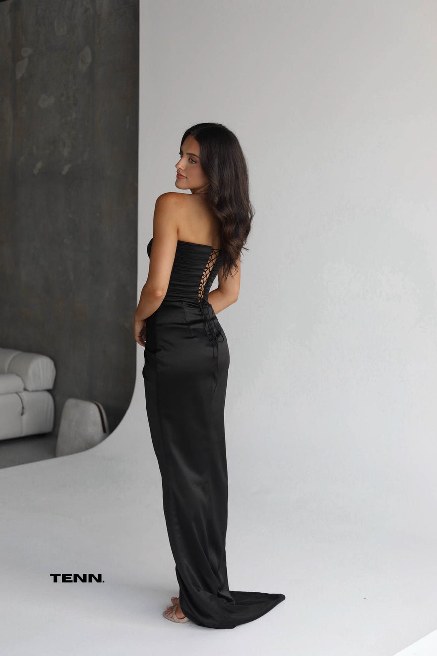 Lia Stublla Sofia Gown - Black photo 4