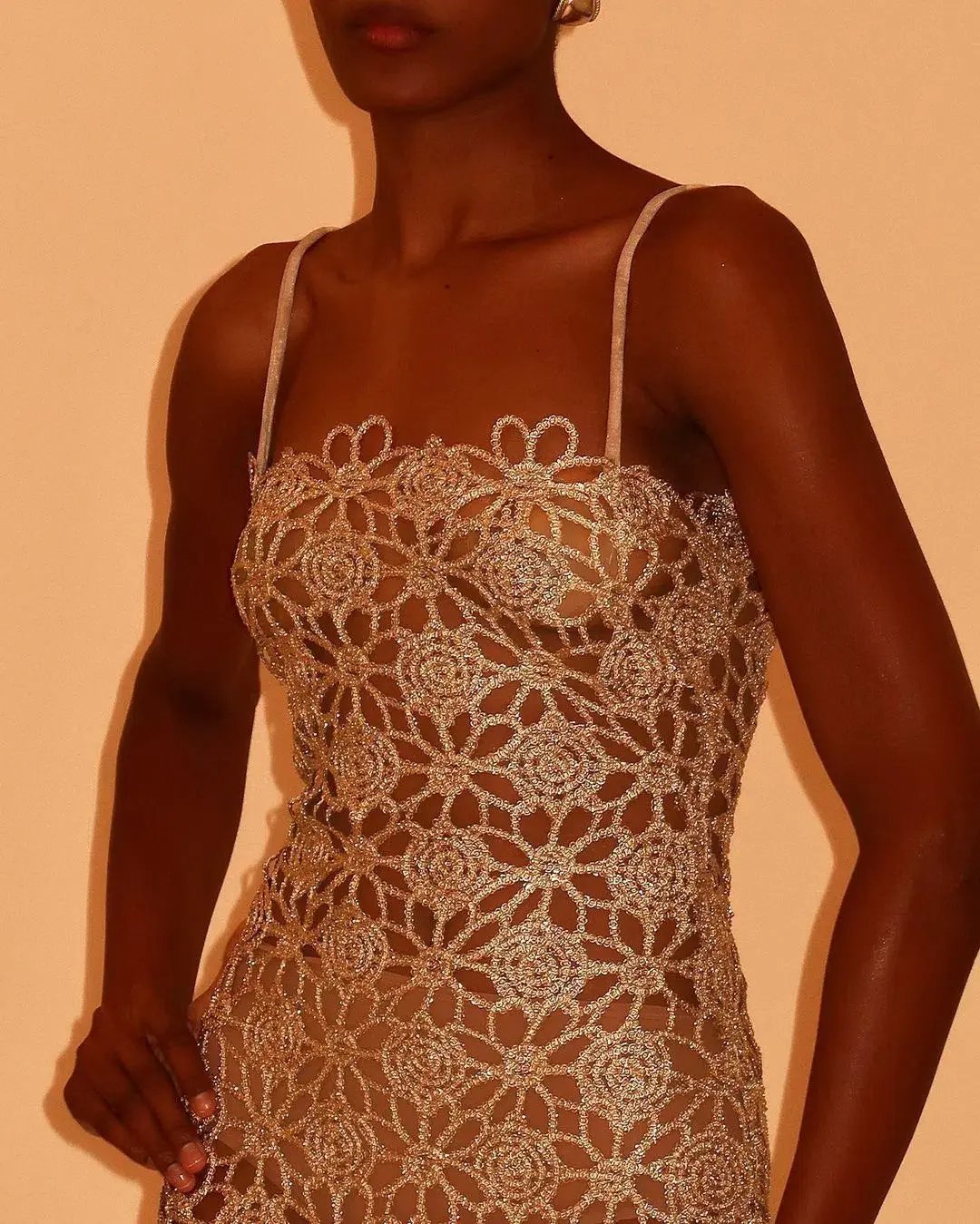 Arcina Ori Kendra Dress Gold Size M / AU 10 photo 3