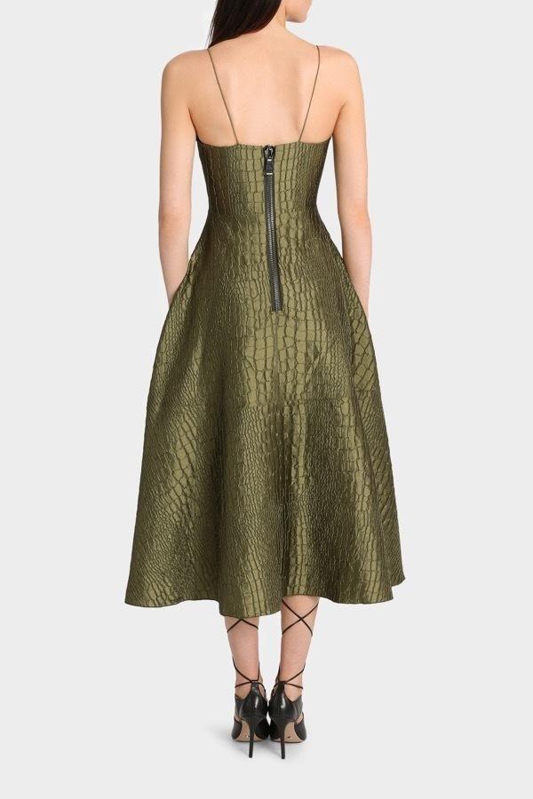 Alex Perry - La Verne Dress Khaki Size 6 photo 2