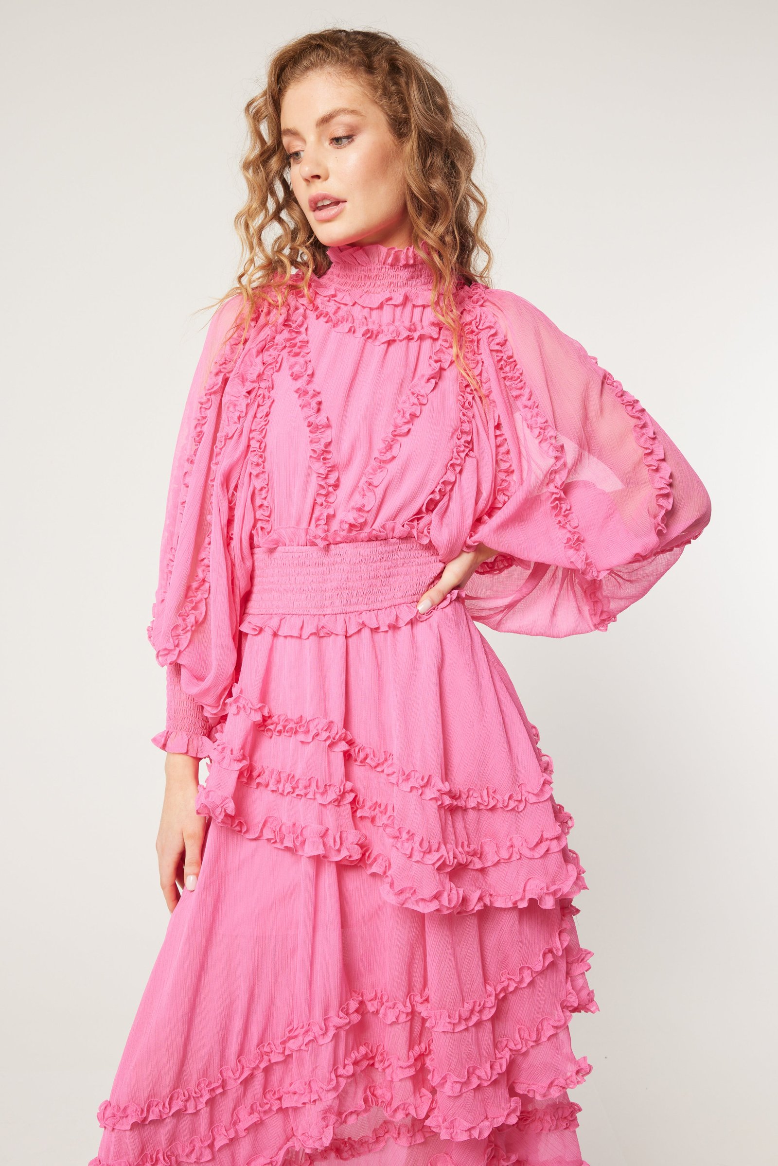 ELLIATT SALMA DRESS - BUBBLEGUM photo 7