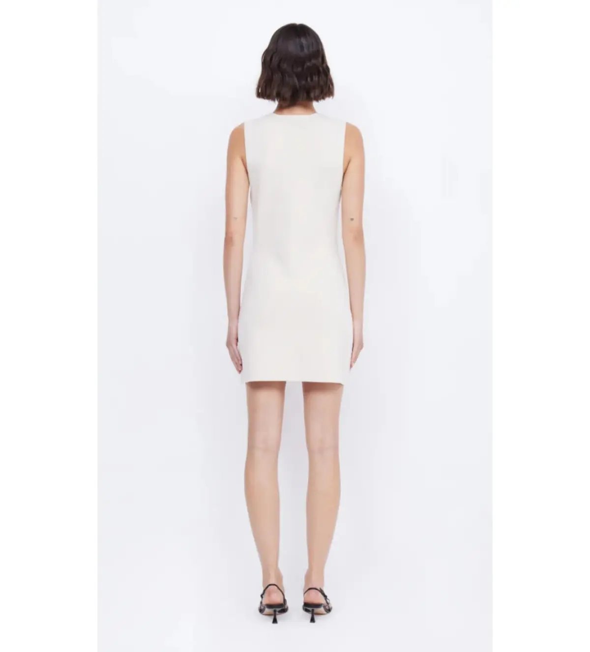 Bec & Bridge  Ilora Knit Mini Dress Ivory Size 12 photo 3