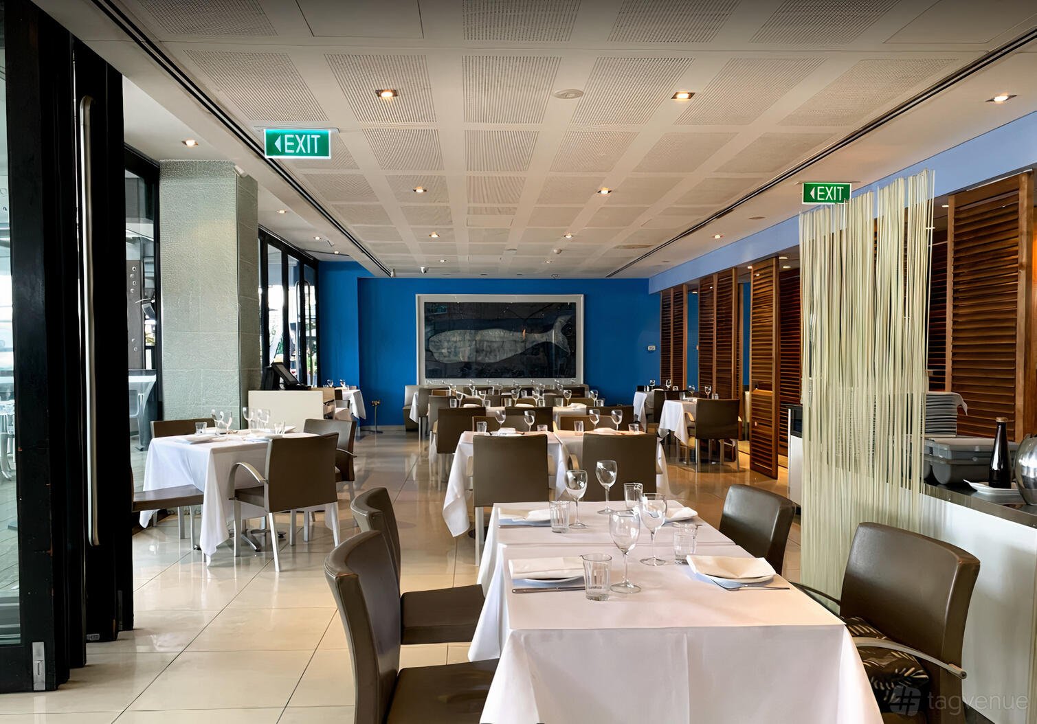 Indoor & Outdoor Dining Area at Georges Mediterranean Restaurant photo 10
