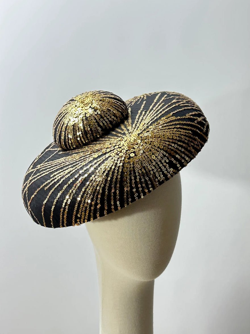 Possum Ball Millinery Black And Gold Dior photo 2