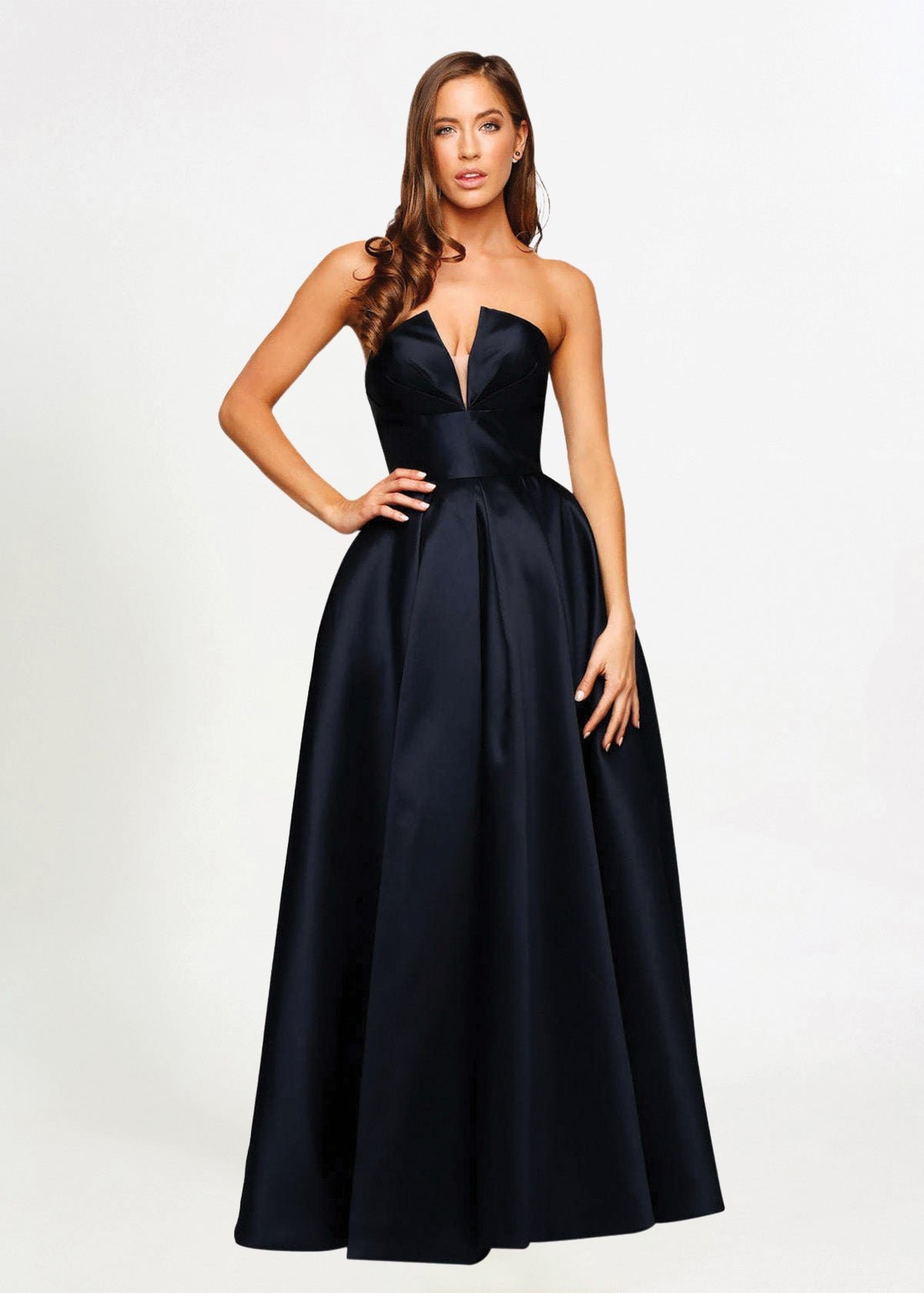 Lucille Gown in Navy Blue (TA611) photo 3