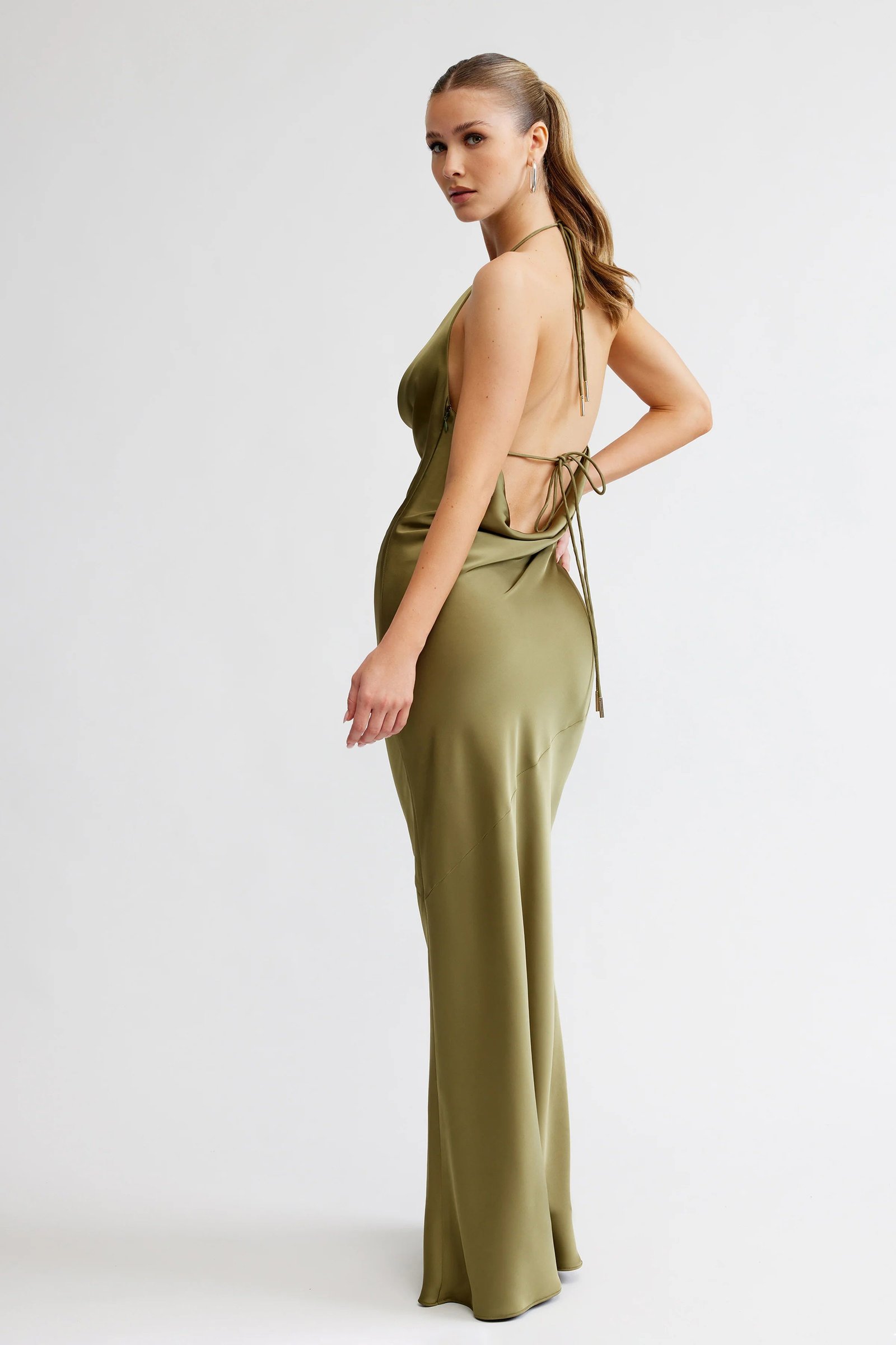 LEXI FREYA DRESS - OLIVE photo 7