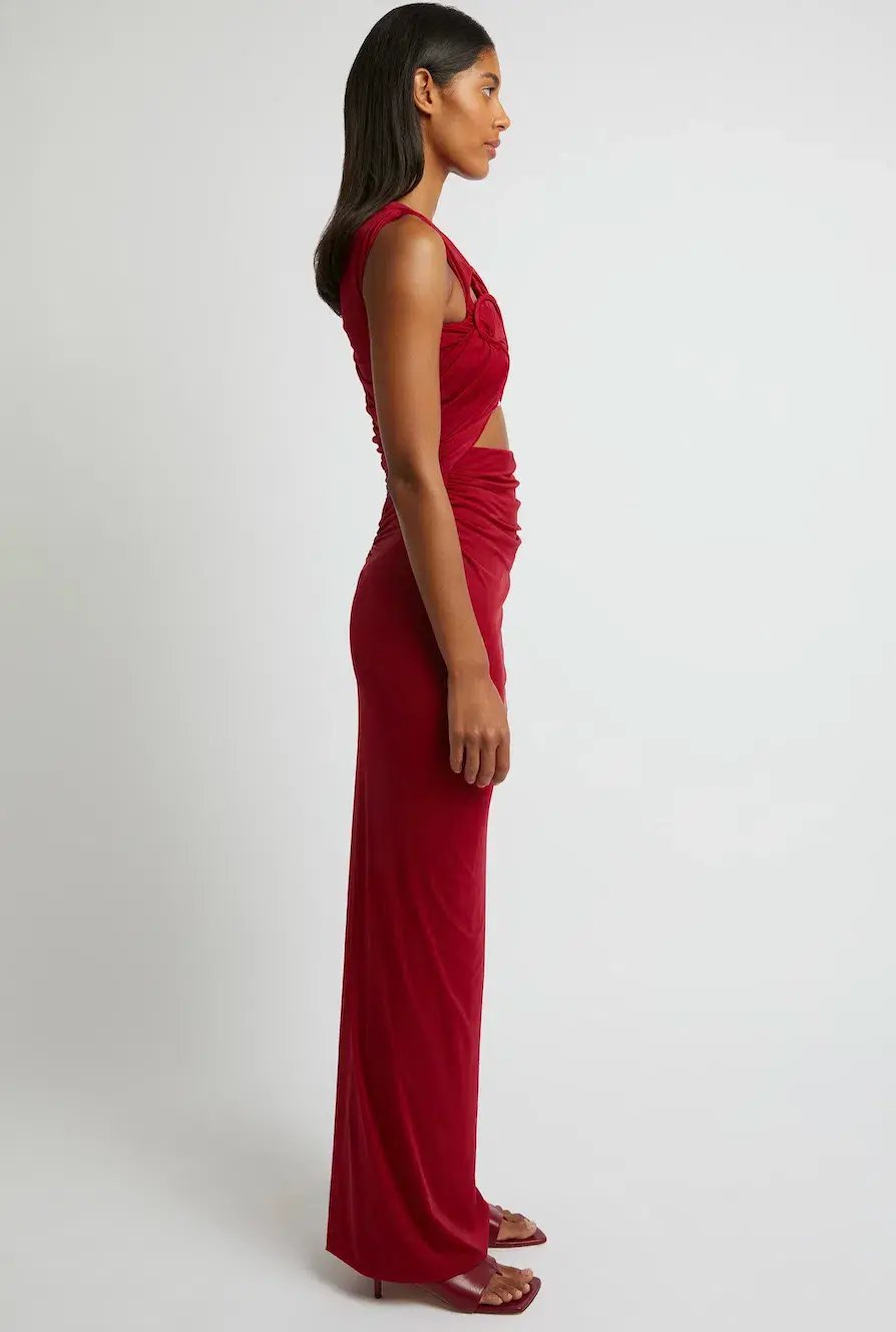 Christopher Esber Venus Tank Dress Cherry Size 8 photo 3
