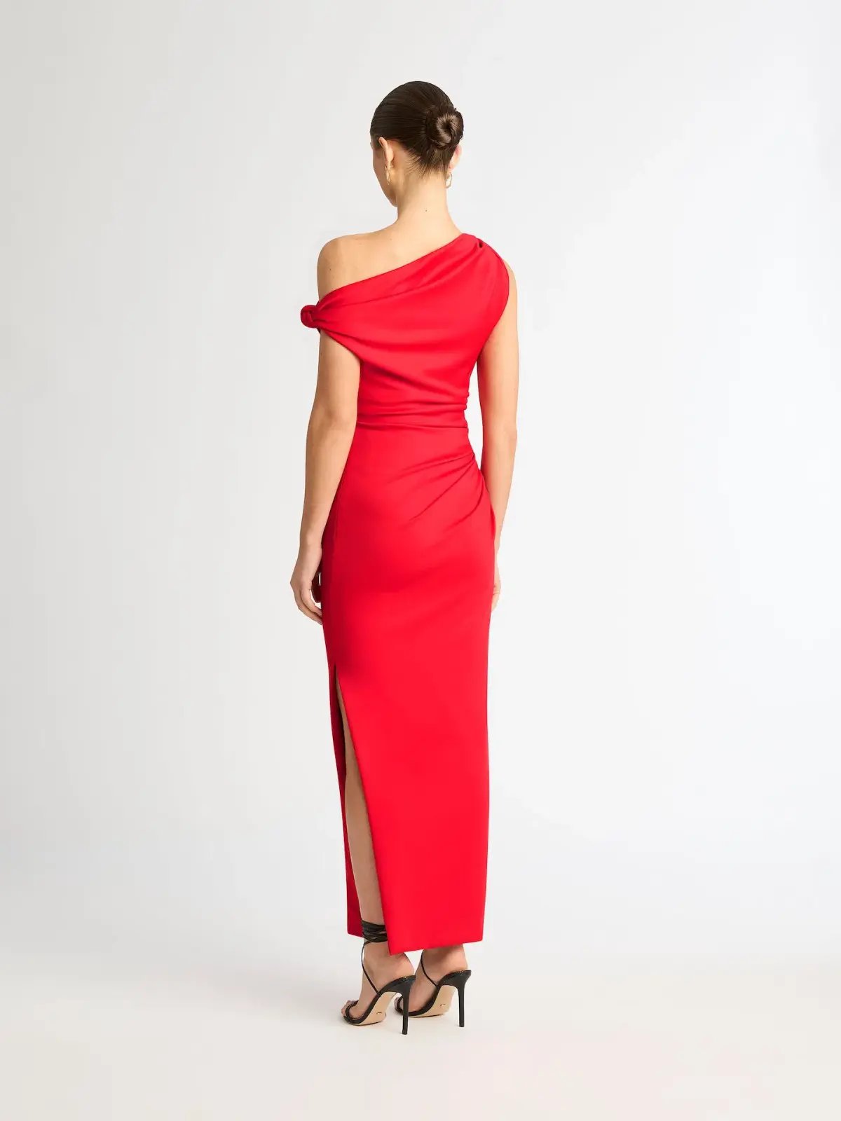 Sheike Ludlow Midi Dress Red Size 10 photo 3