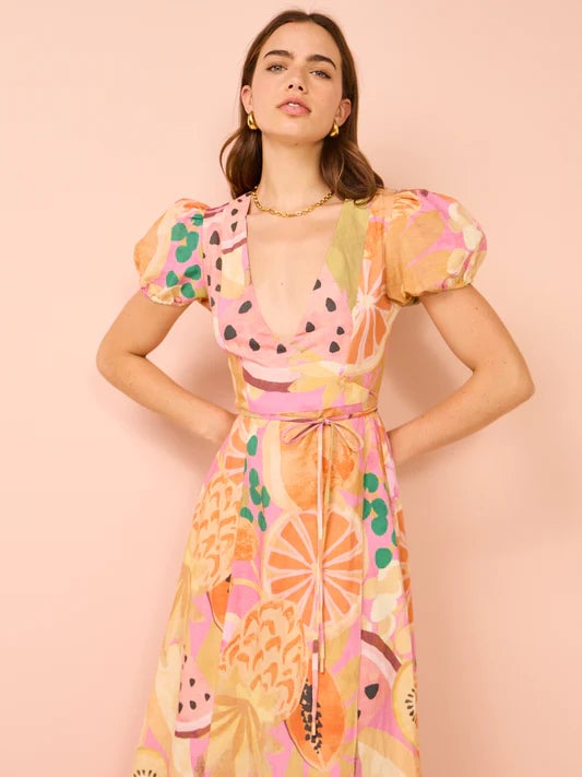 By Nicola Fruit Punch Wrap Dress photo 4