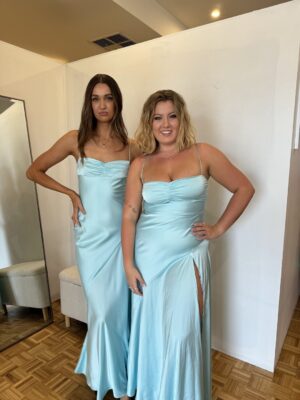 HNTR The Label Gaia Gown Aqua photo 3