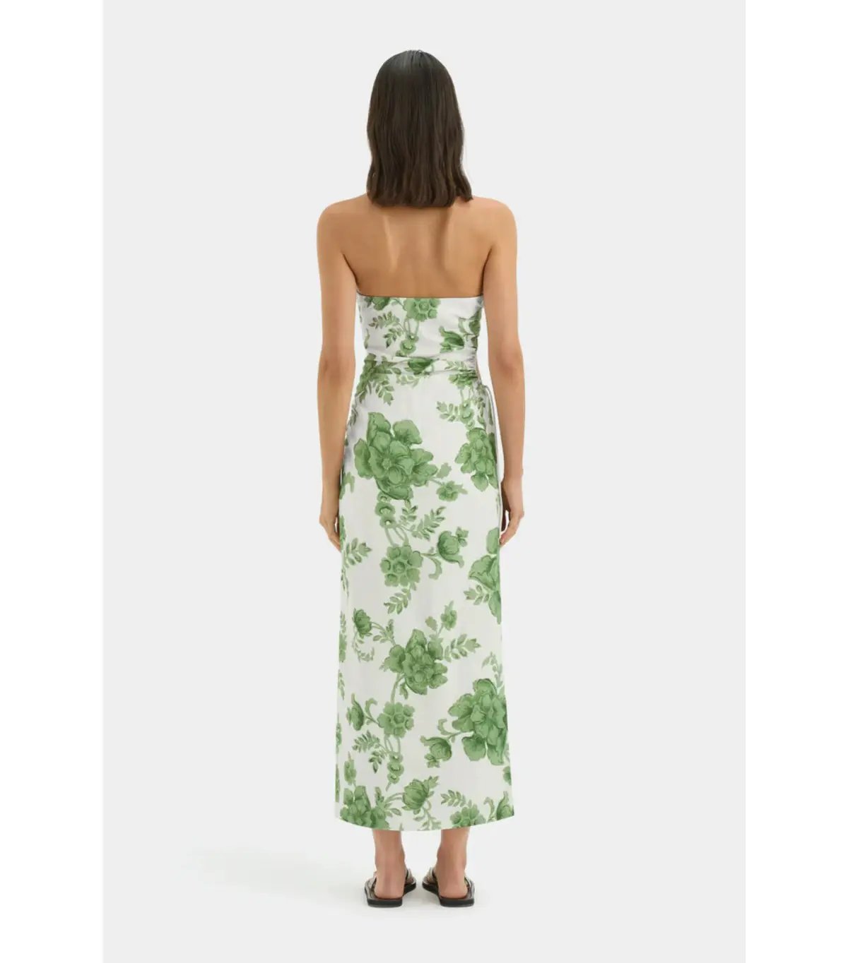 Sir the Label Gardella Strapless Midi Dress Frisa Print Size M / AU 10 photo 3