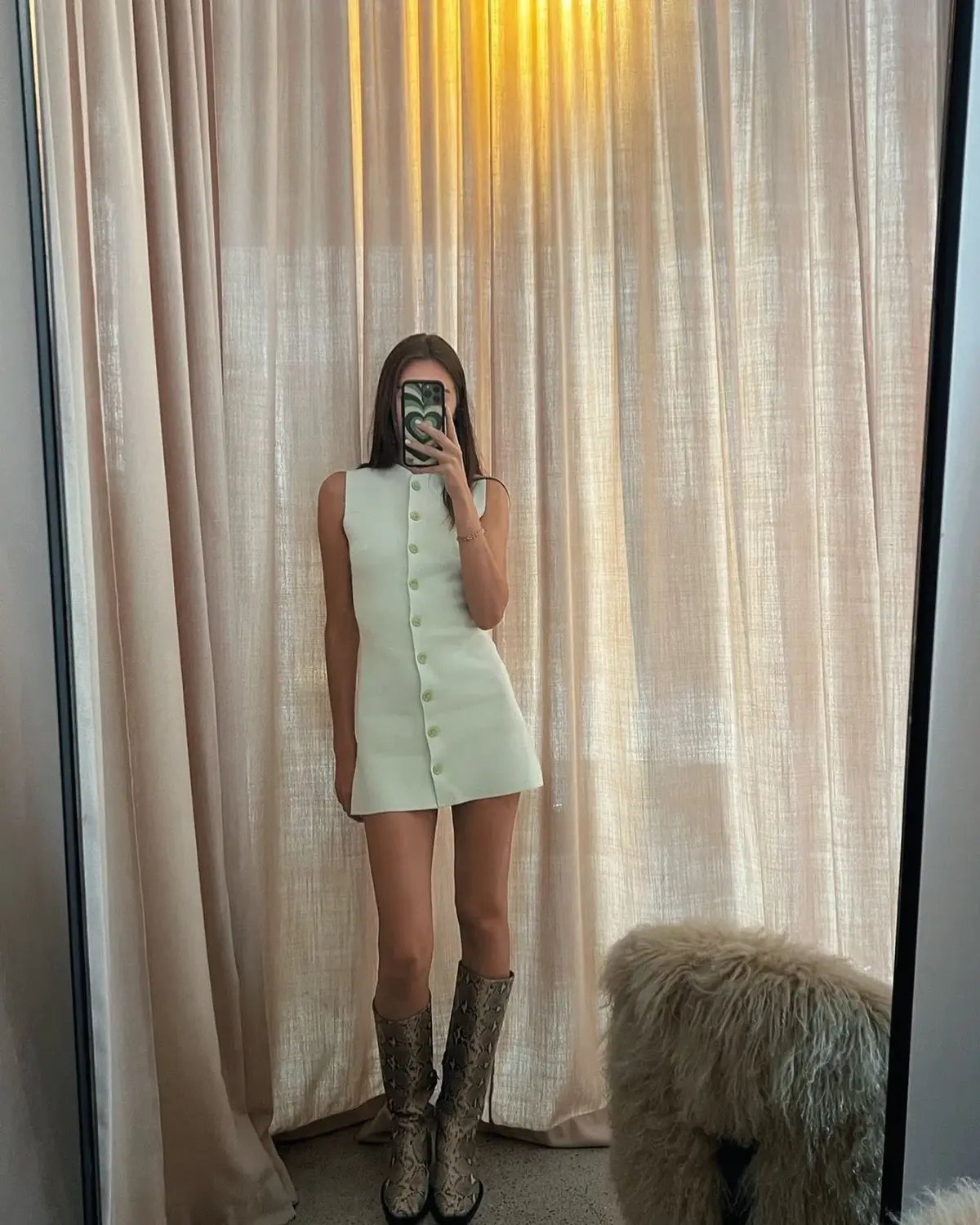 Bec & Bridge Ilora Knit Mini Dress in Mint Size 10 photo 4
