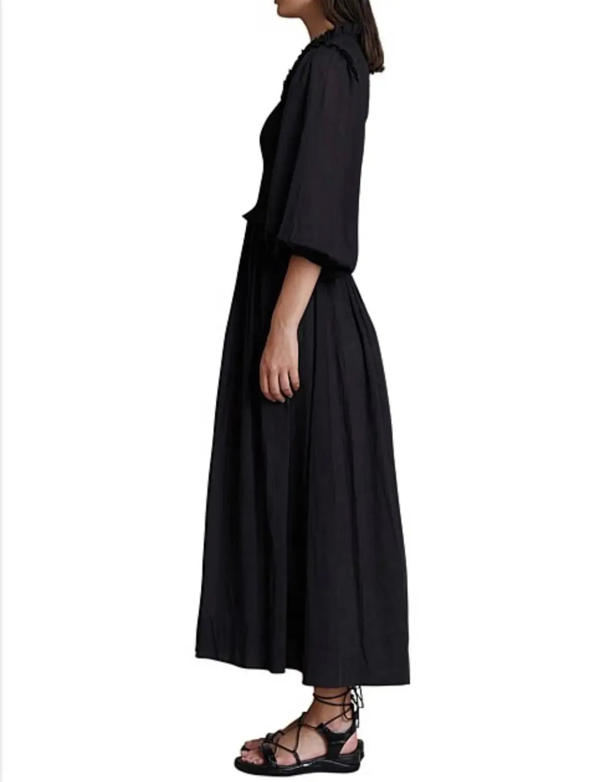 Bec & Bridge Willow Canyon Midi Dress Black Size 12 photo 3