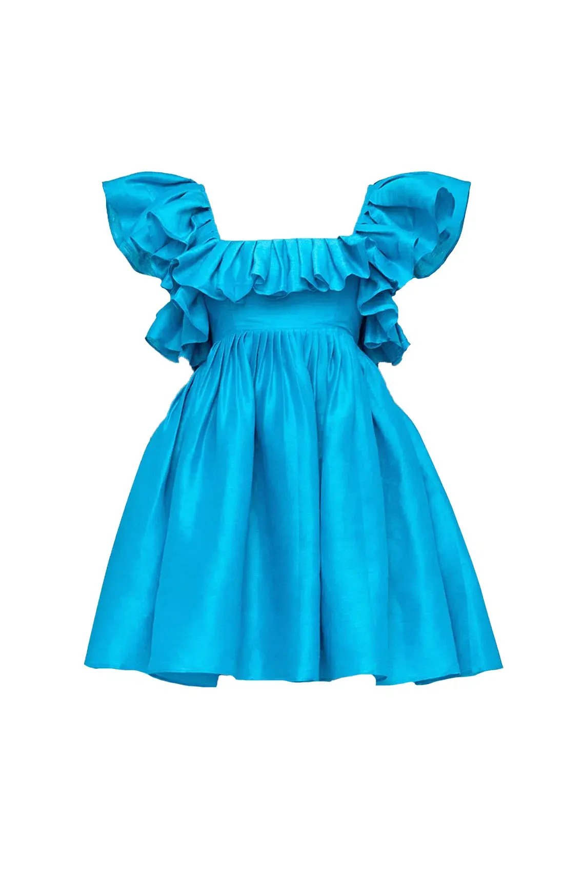 Leo Lin Azure Mini Dress Blue Size 14 photo 2