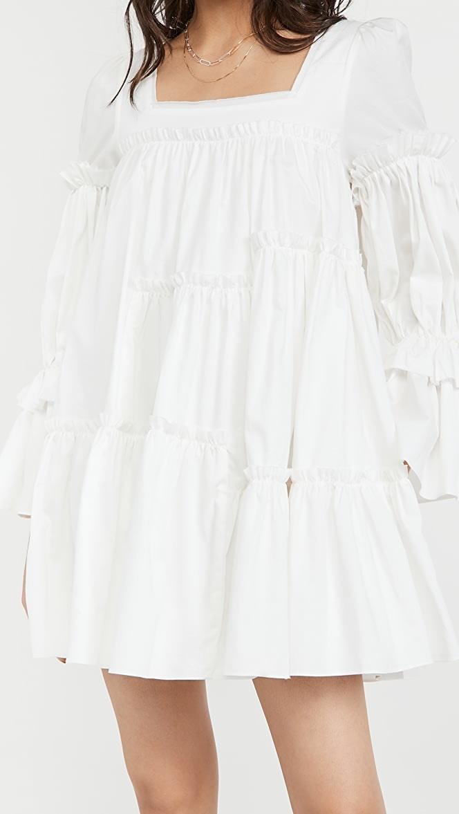 Aje L'Espirit Mini Dress White Size 6 photo 6