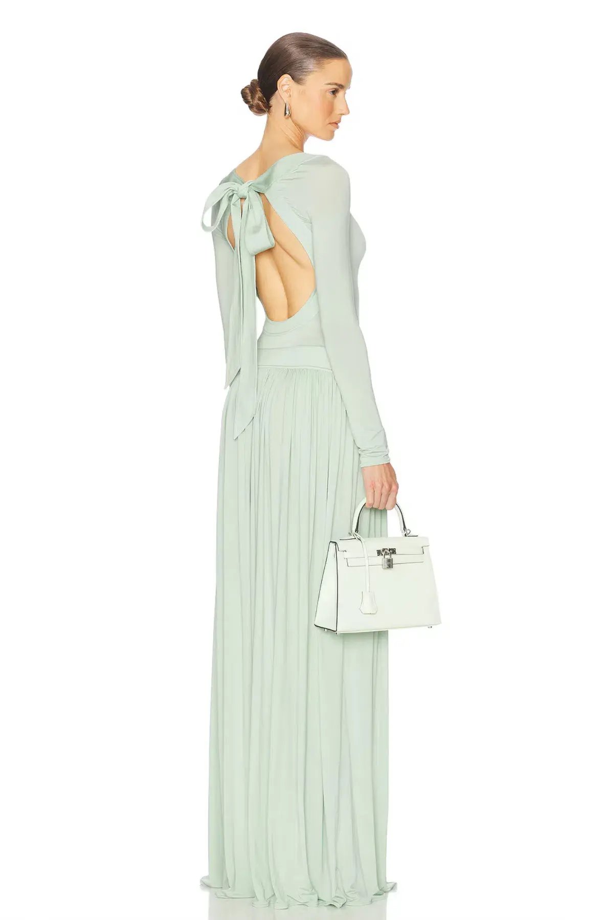 Helsa Aesther Jersey Dress Seafoam Green Size S / AU 8 photo 3