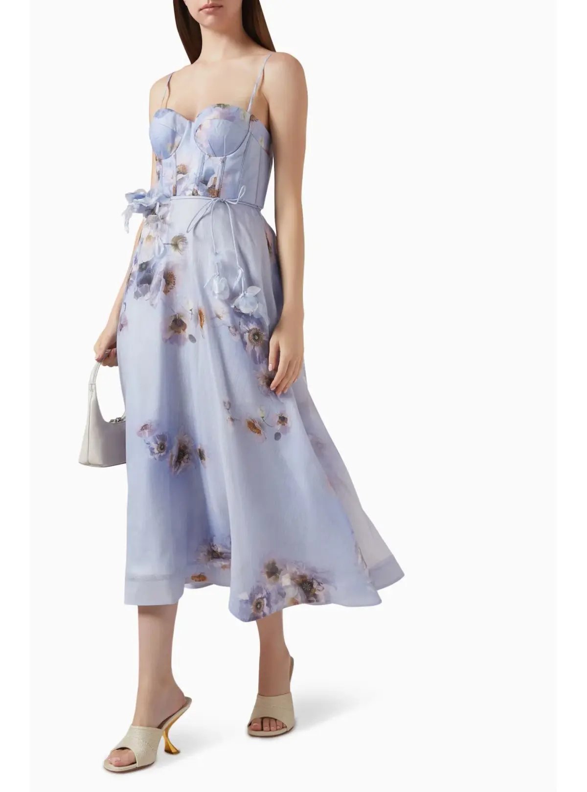 Zimmermann Hypnotic Picnic Dress in Lilac Poppy Size 2 / AU 12 photo 2