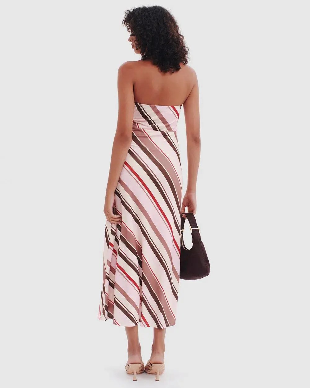 Ownley Deja Vu Strapless Dress Multi Size 8 photo 2