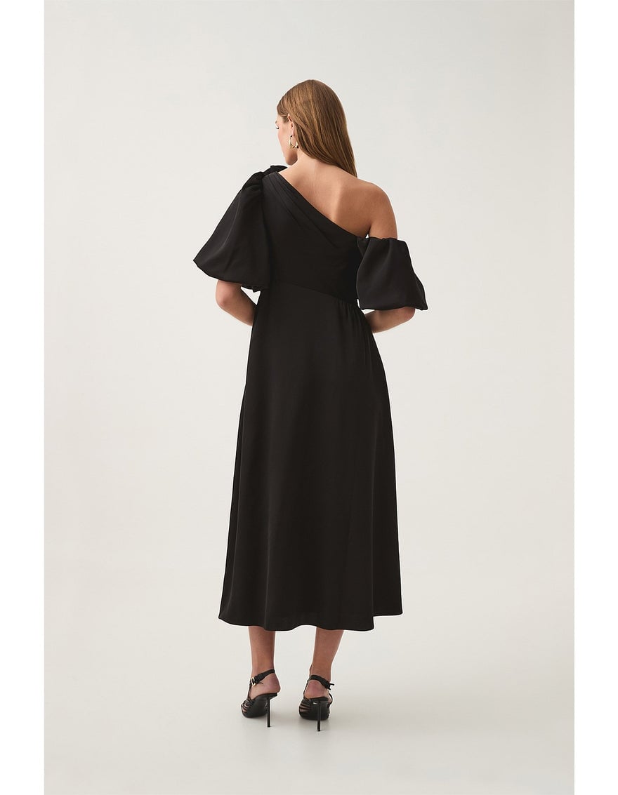 Aje Magnetic Draped Midi Dress photo 2
