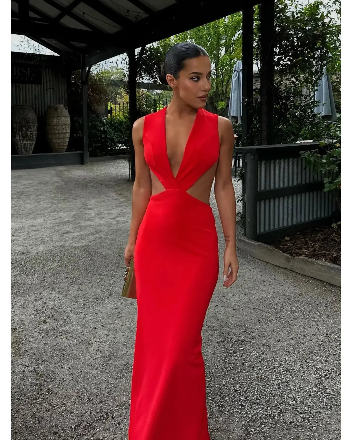 Effie Kats Valencia Gown Red Size XS / AU 6 photo 2