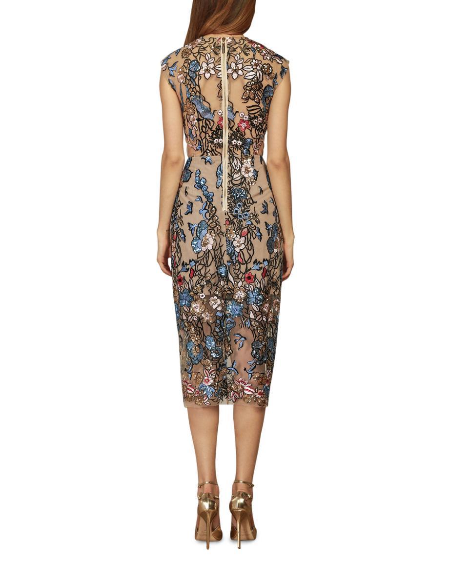 Bronx & Banco Birds Of Paradise Midi Dress Print Size 8 photo 5