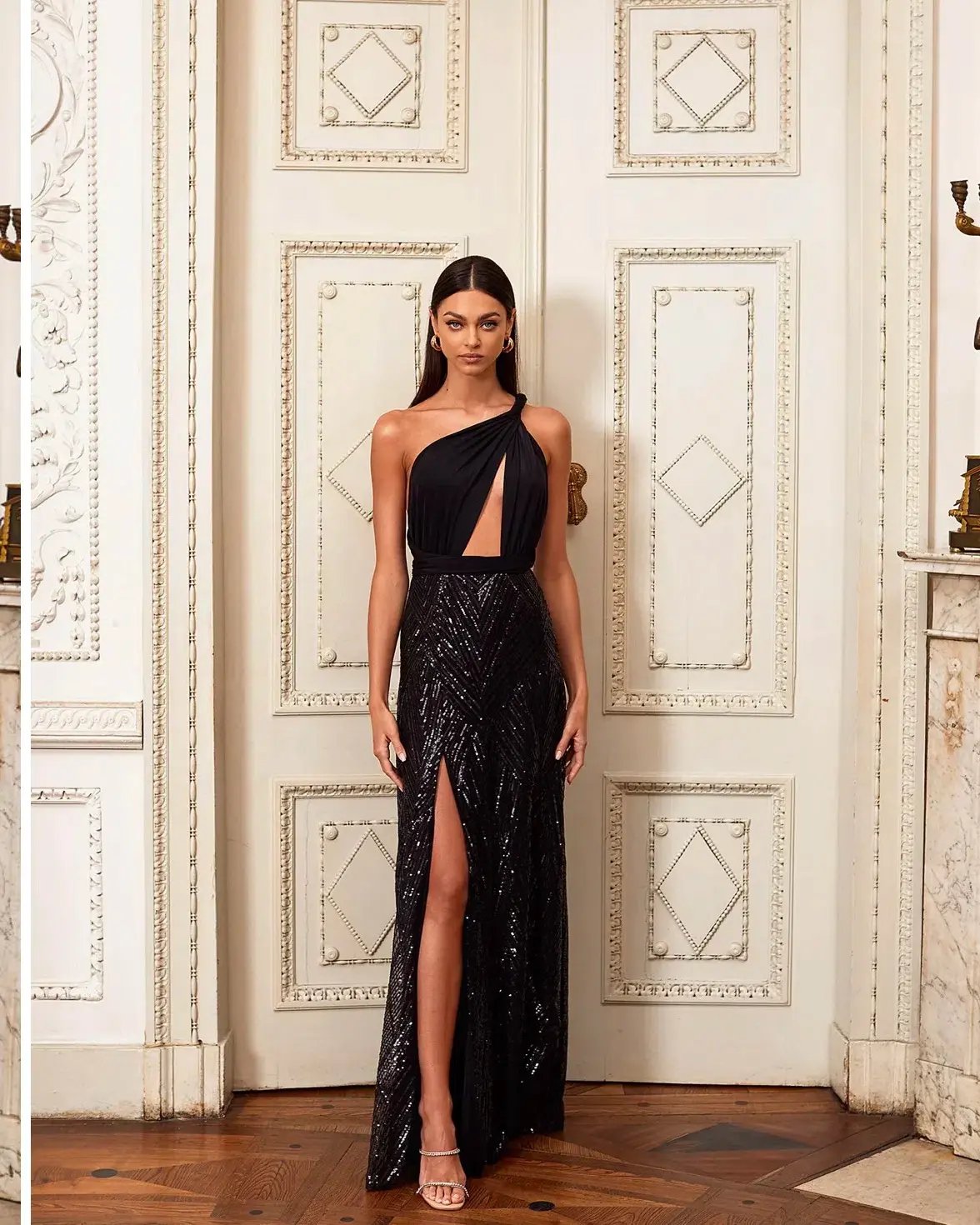 Alamour Maria Gown Black Size 12 photo 6