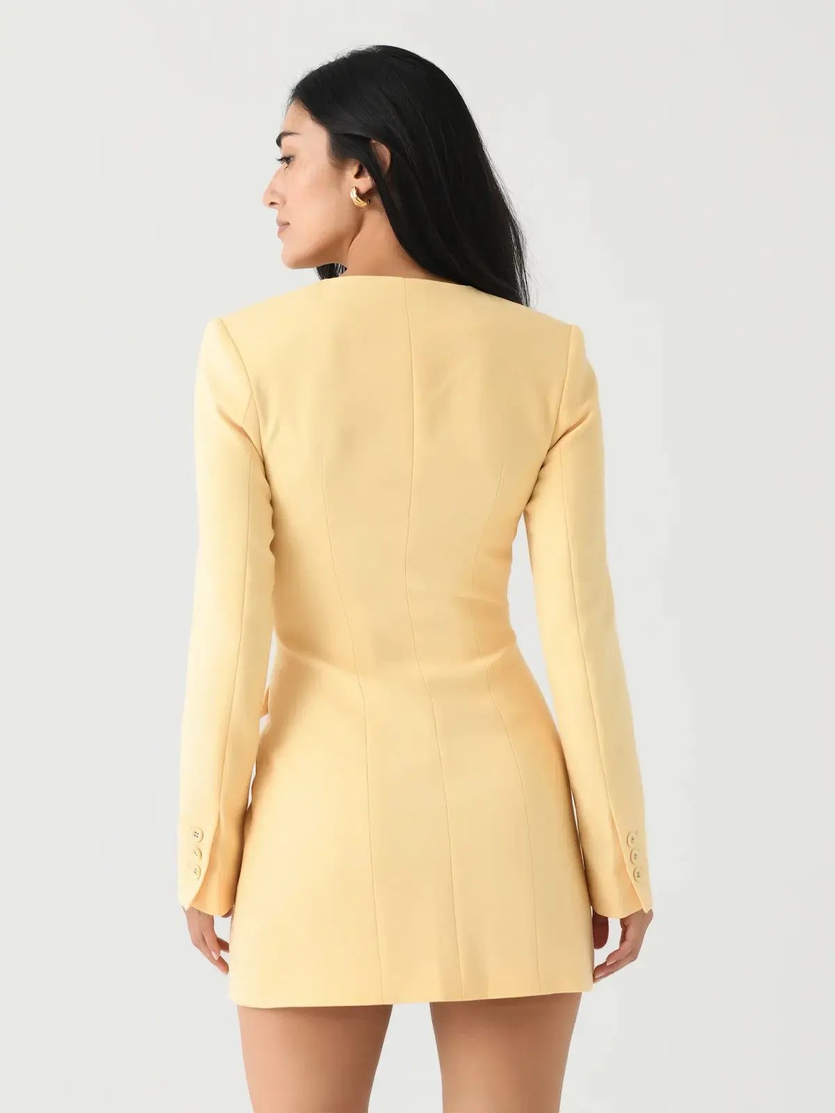 ANNA QUAN Eva Dress Butter Yellow 8 photo 6