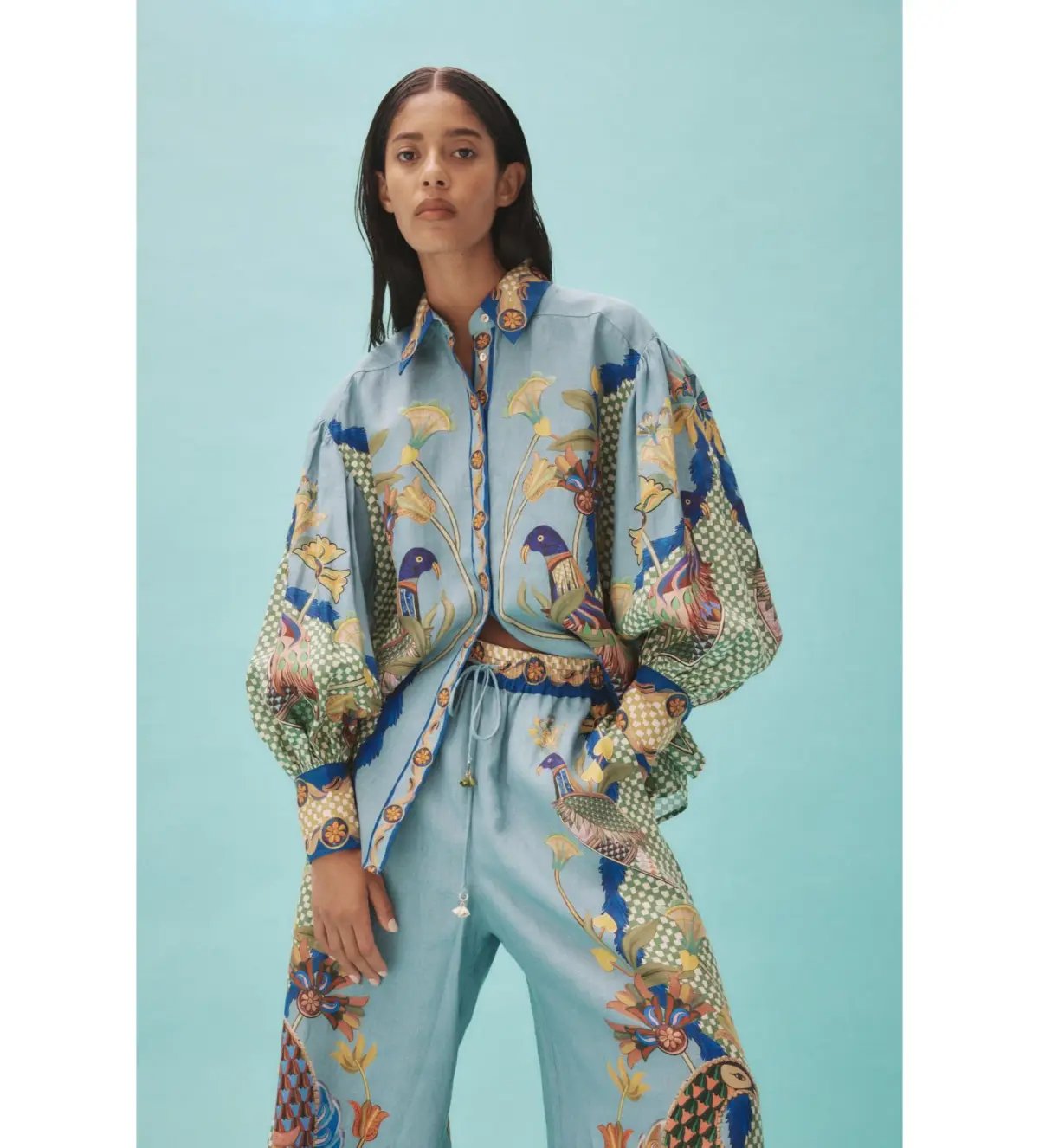 Alemais Gilly Shirt and Pant Set Print Size 14 photo 2
