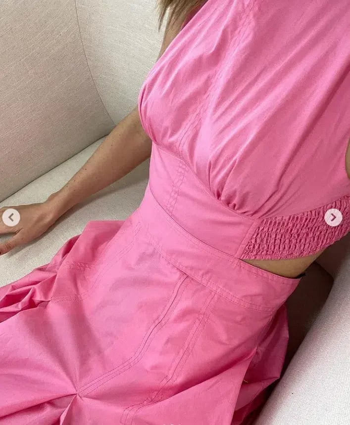 Camilla and Marc Vanderlin Maxi Dress Pink Size 10 photo 4