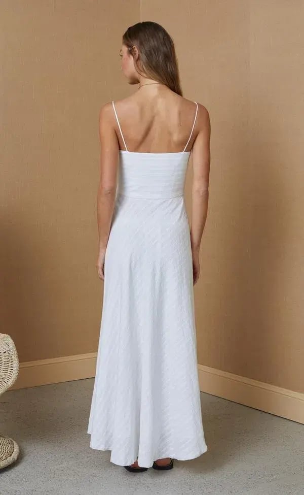 Bec & Bridge Provincial Maxi Dress Ivory Size 8 photo 3