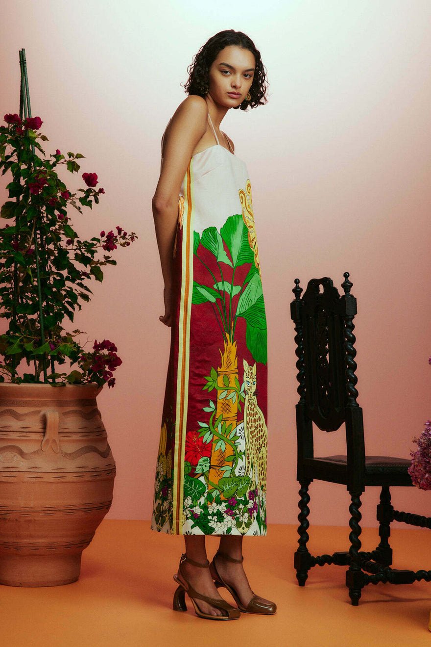 Alemais Tiger Slip Dress photo 2