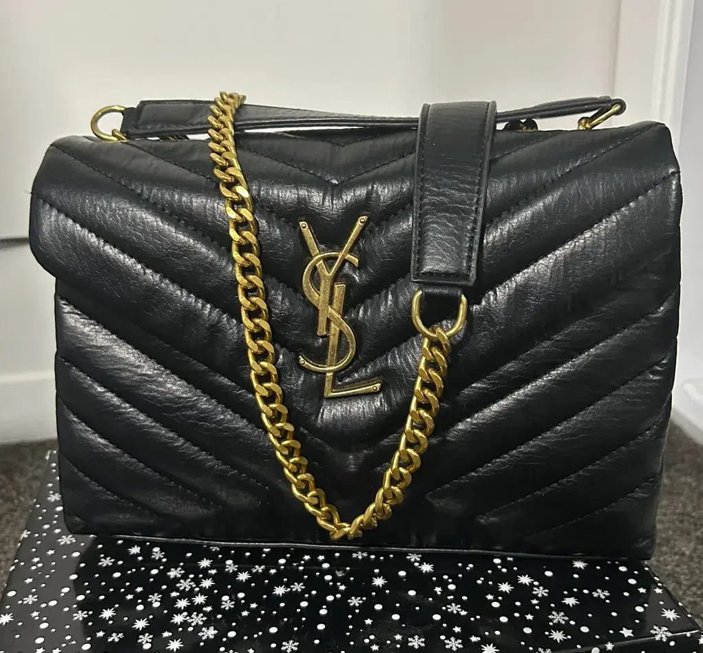 YSL LouLou Bag Black/Gold photo 2