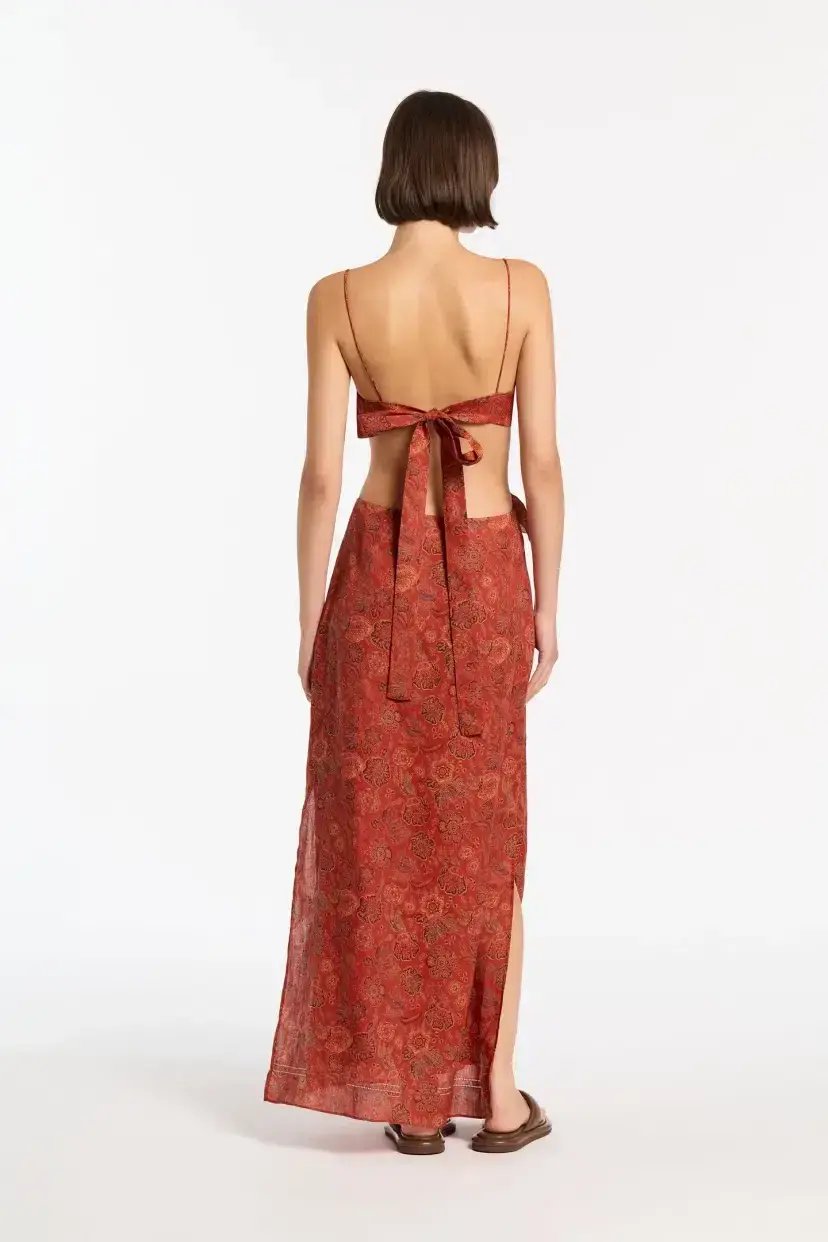 Sir The Label Allegra Ramie Maxi Dress Floral Size 1 / AU 8 photo 2
