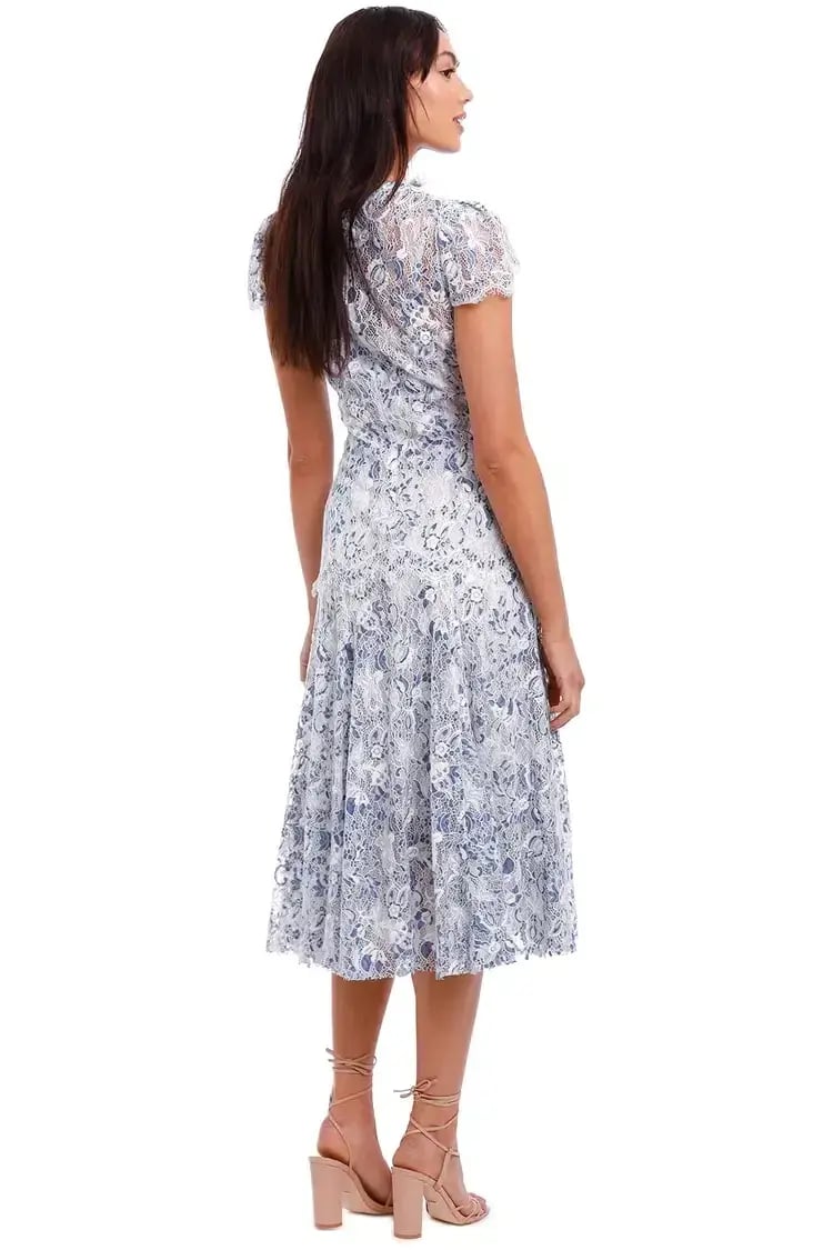Moss and Spy Elodie Dress in Blue Size 8 photo 3