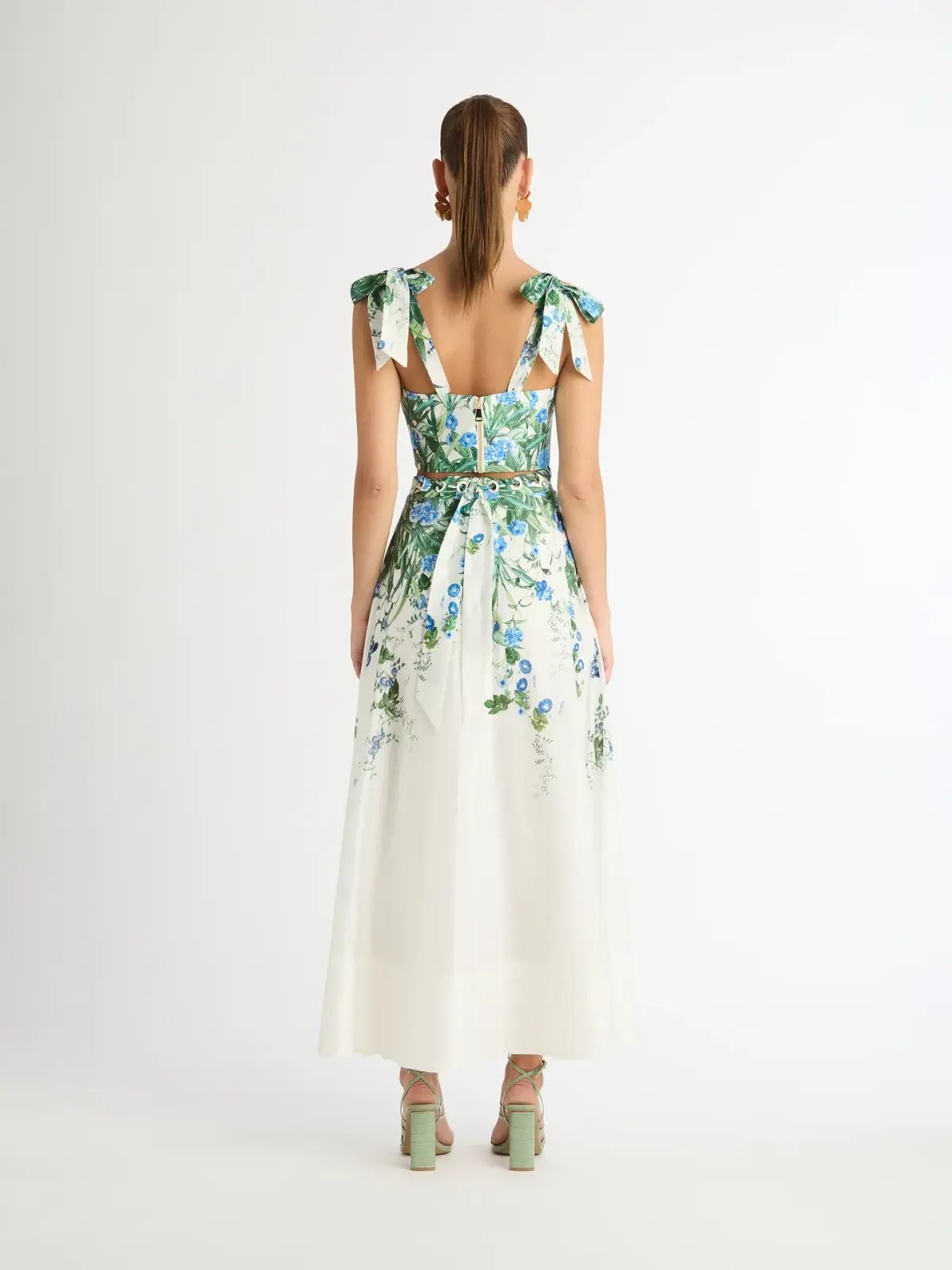 Sheike Madrid Skirt & Top Set Floral Size AU 10 photo 3