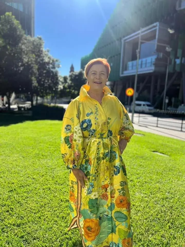 Alemais Cresida Shirtdress Yellow Floral Size AU 16 photo 3