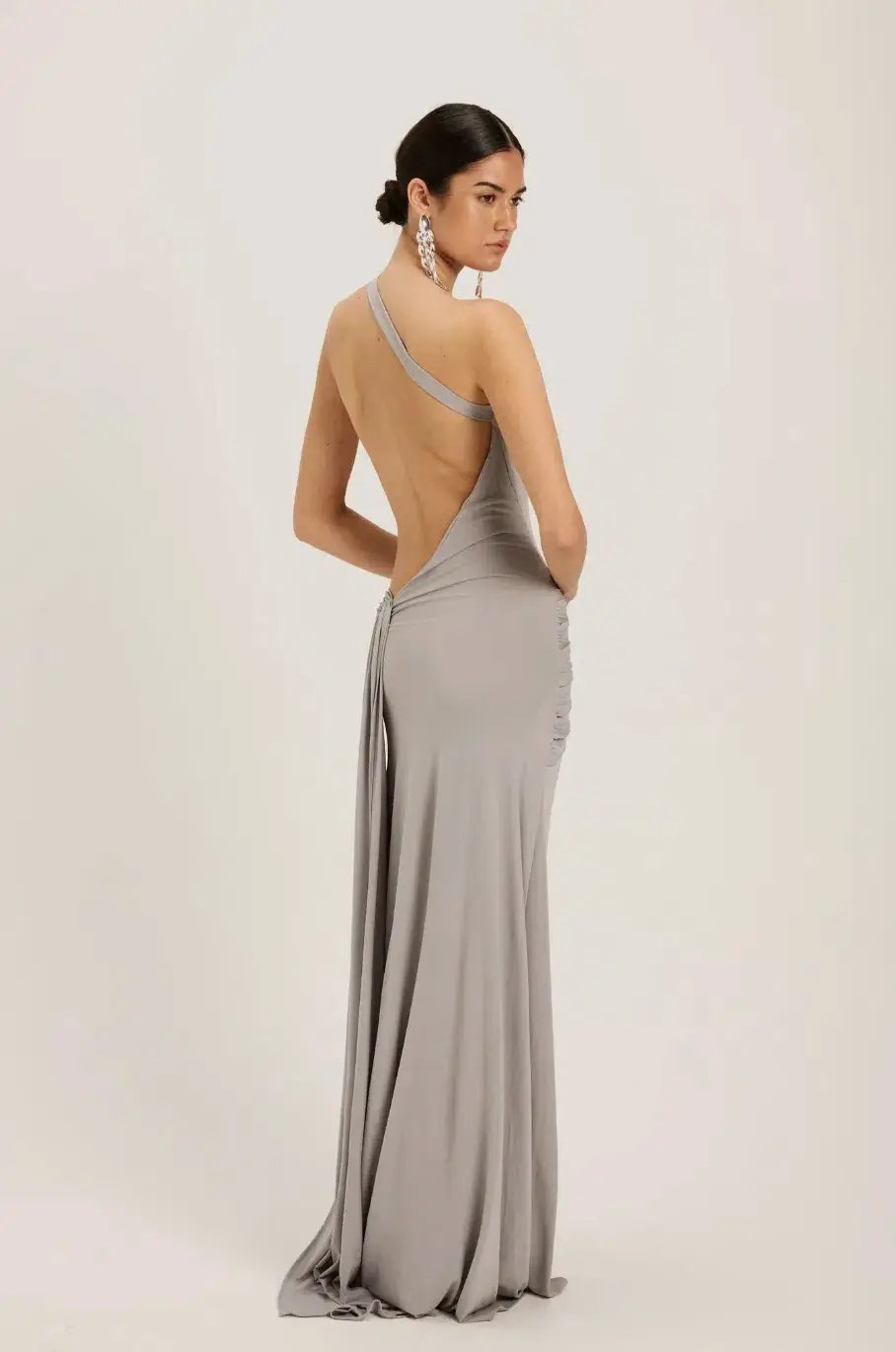 Ance Gria Gaia Gown Silver Grey - size XS photo 4