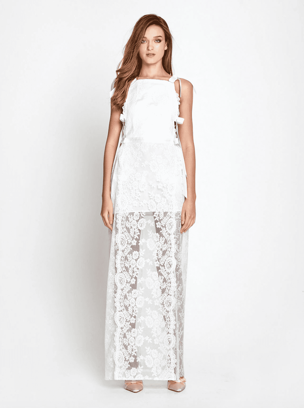 Alice McCall Witchcraft Maxi Dress Porcelain White Size 4 photo 2