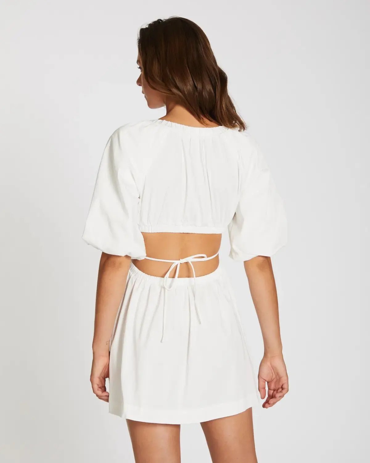 Lover Barcelona Mini Dress White Size 6 photo 3