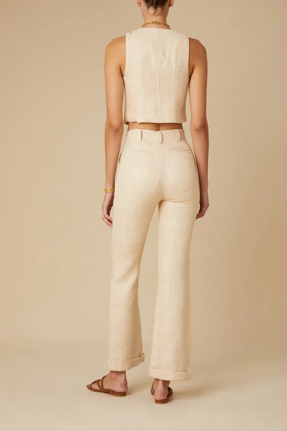 Savannah Morrow Kate Vest and Pant Suit Set Shell Size S / AU 8 photo 2