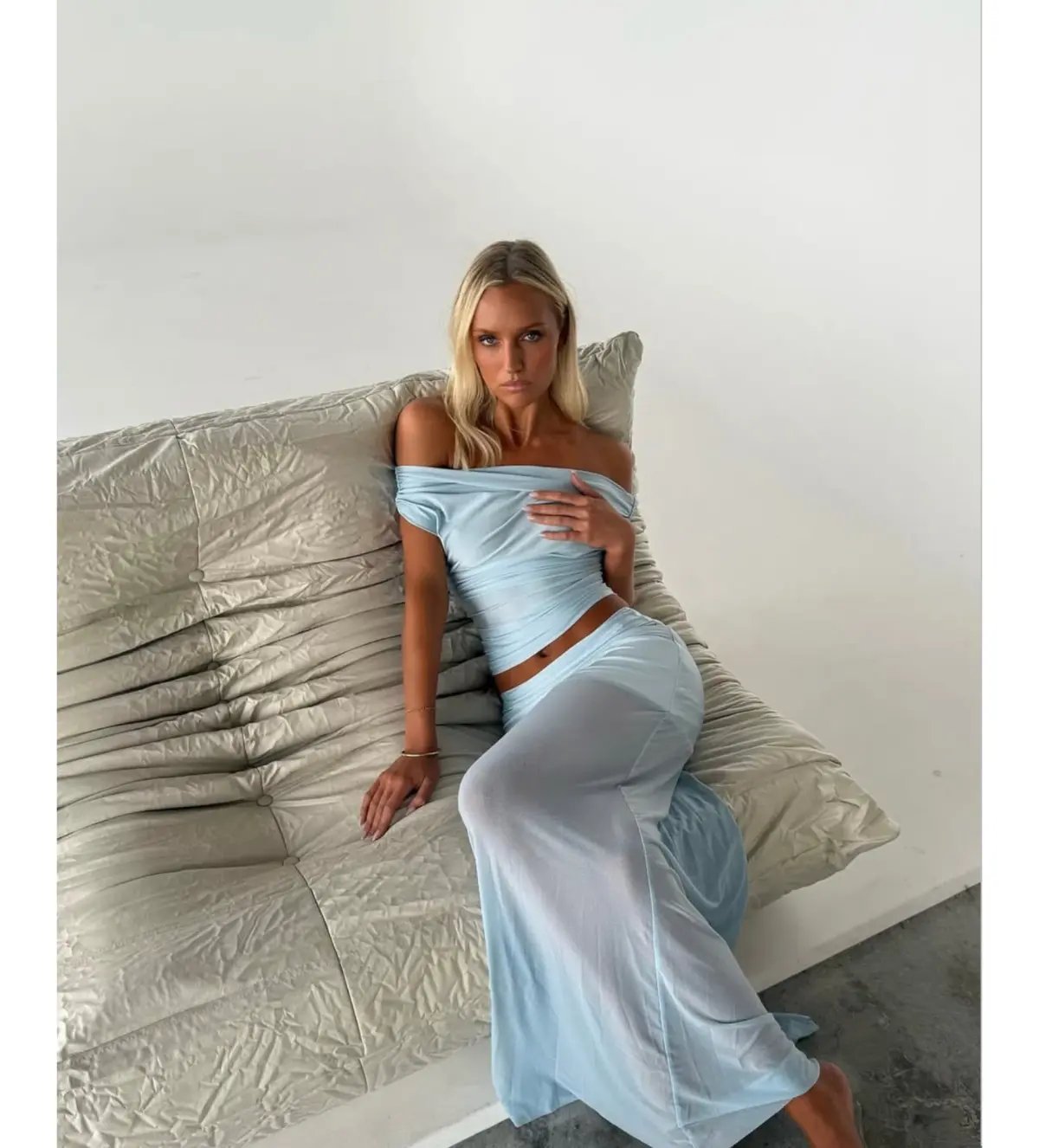 Ance Gria  Grace Set Blue Size M Au 10 photo 2