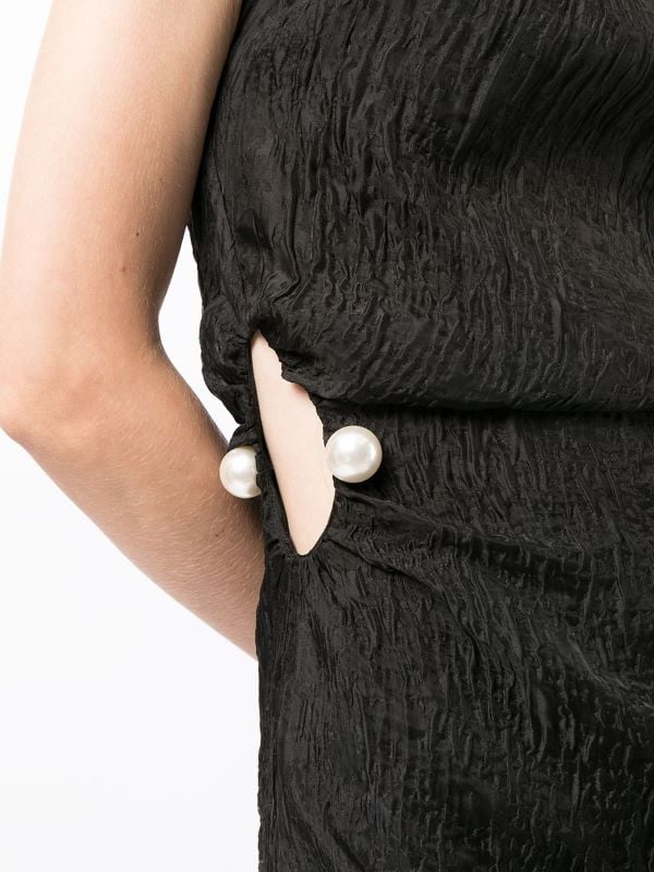 Rachel Gilbert Levi Crinkled Sleeveless Dress photo 3
