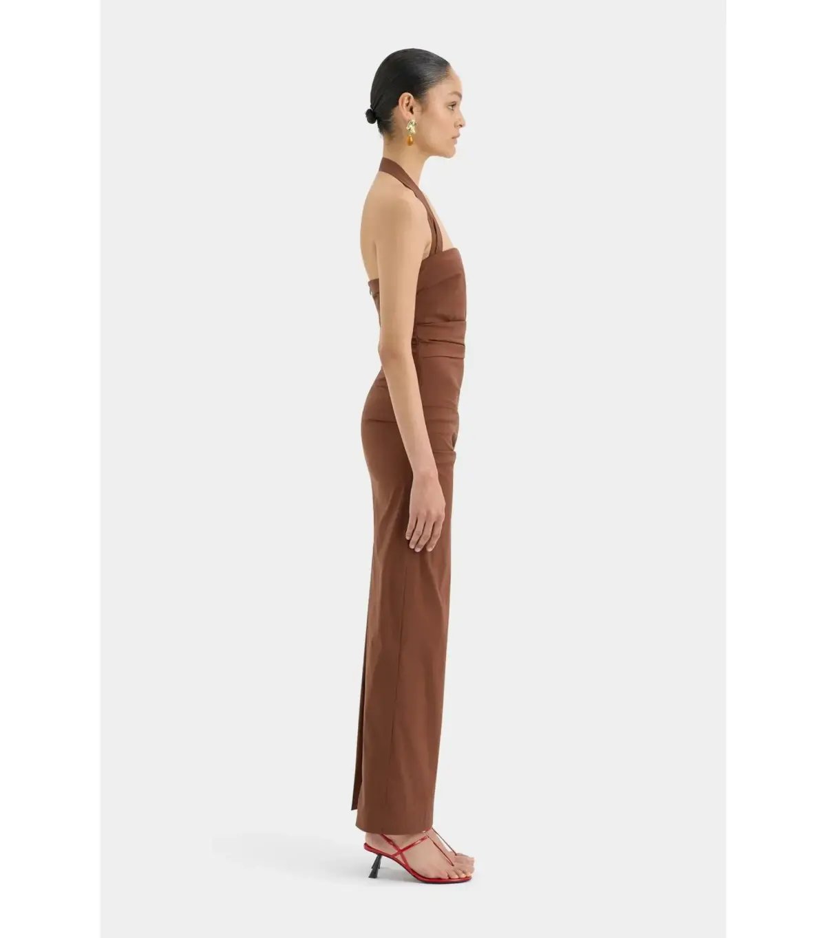 Sir the Label Nikki Gown in Chocolate Size 0 / AU 6 photo 2
