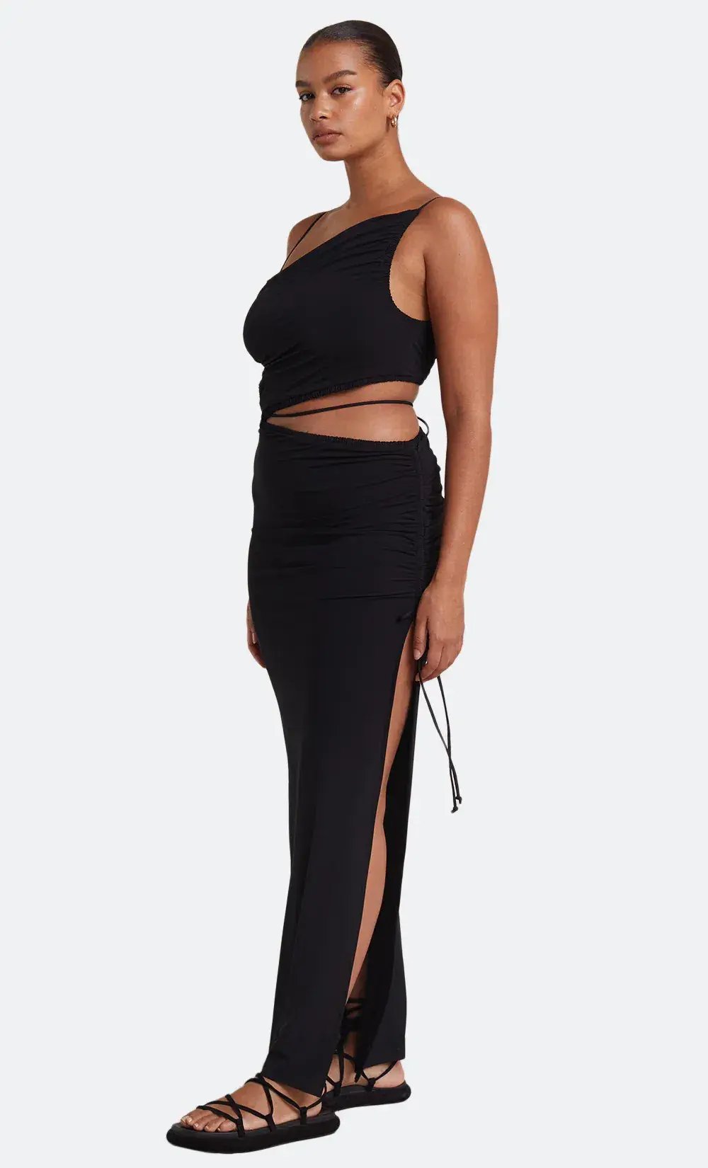 Bec and Bridge Dilkon Maxi Dress Black Size 6 photo 5